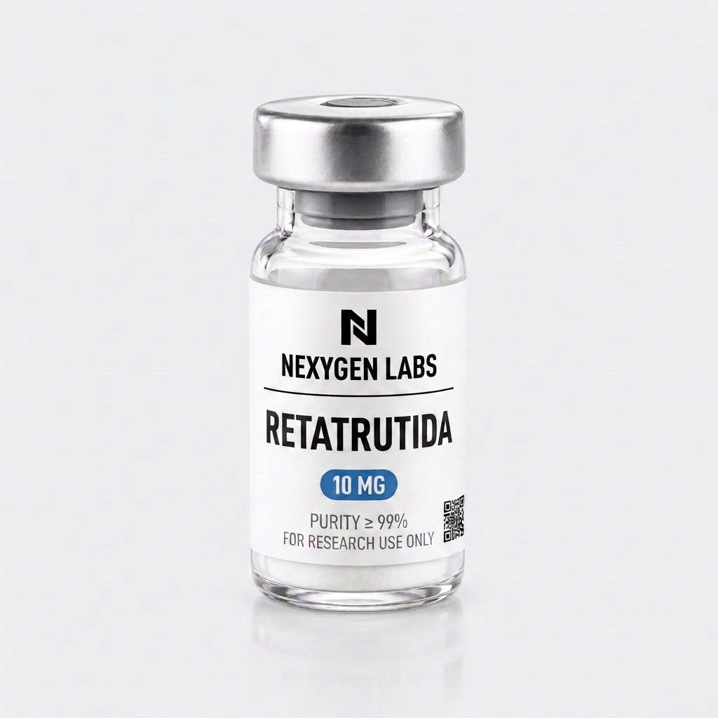 Vial de investigación Retatrutida de Nexygen Labs